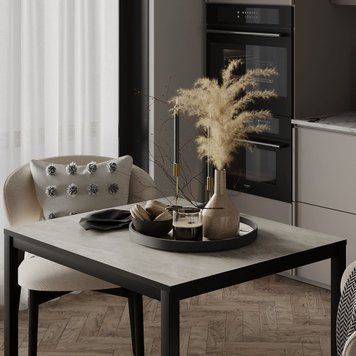 Стіл на кухню  Brevity  Loft mini  67*67*75см Бревети лофт фото