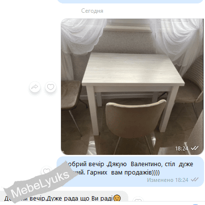Раскладной обеденный стол  "Динер  " ДІНЕР    БІЛИЙ фото