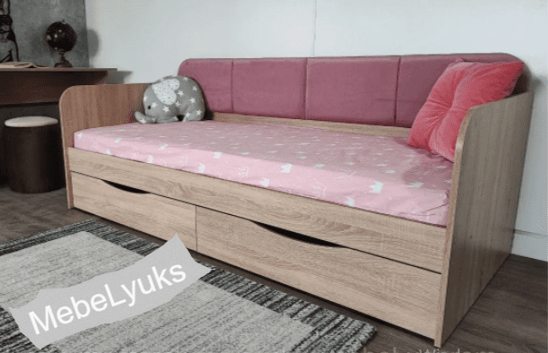 Дитяче ліжко з ящиками Фанта 90* 200 Фанта сонома фото