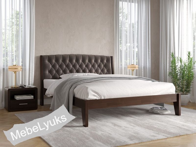 Двуспальная кровать  из дерева    Алекс Алекс 180 фото
